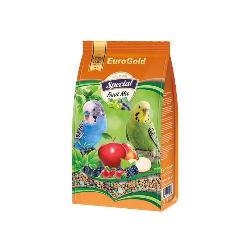 EUROGOLD SPECİAL MEYVELİ MUHABBET KUŞU YEMİ 500GR