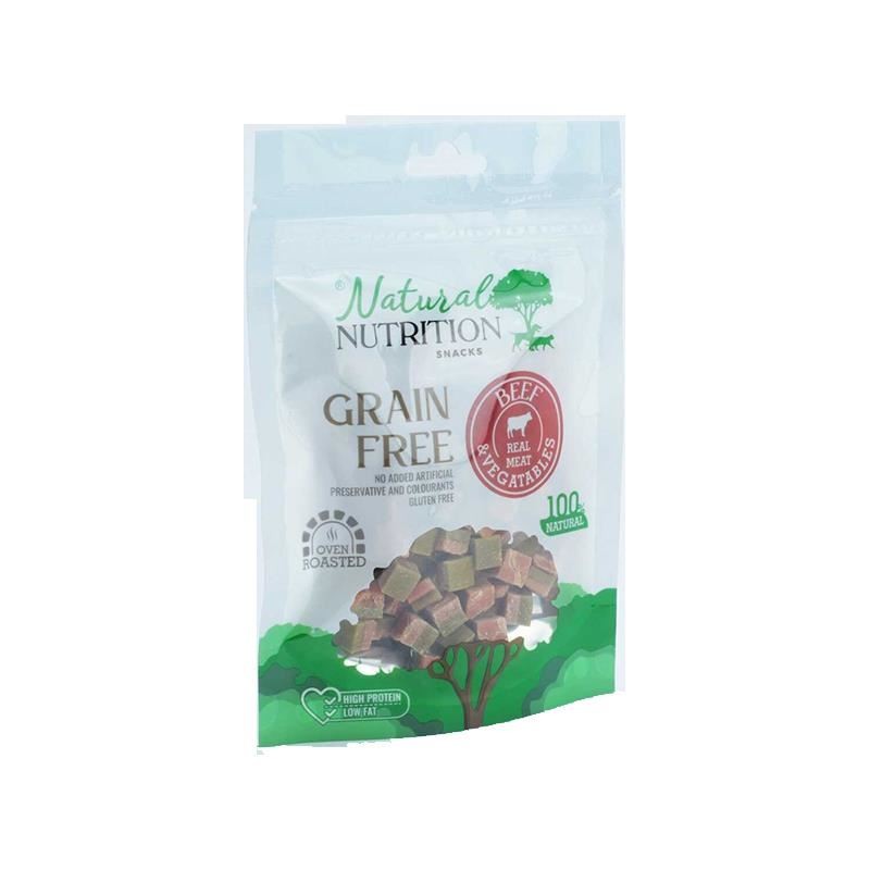 NATURAL NUTRİTİON BİFTEK ETİ VE SEBZELİ KÖPEK ÖDÜLÜ 75GR