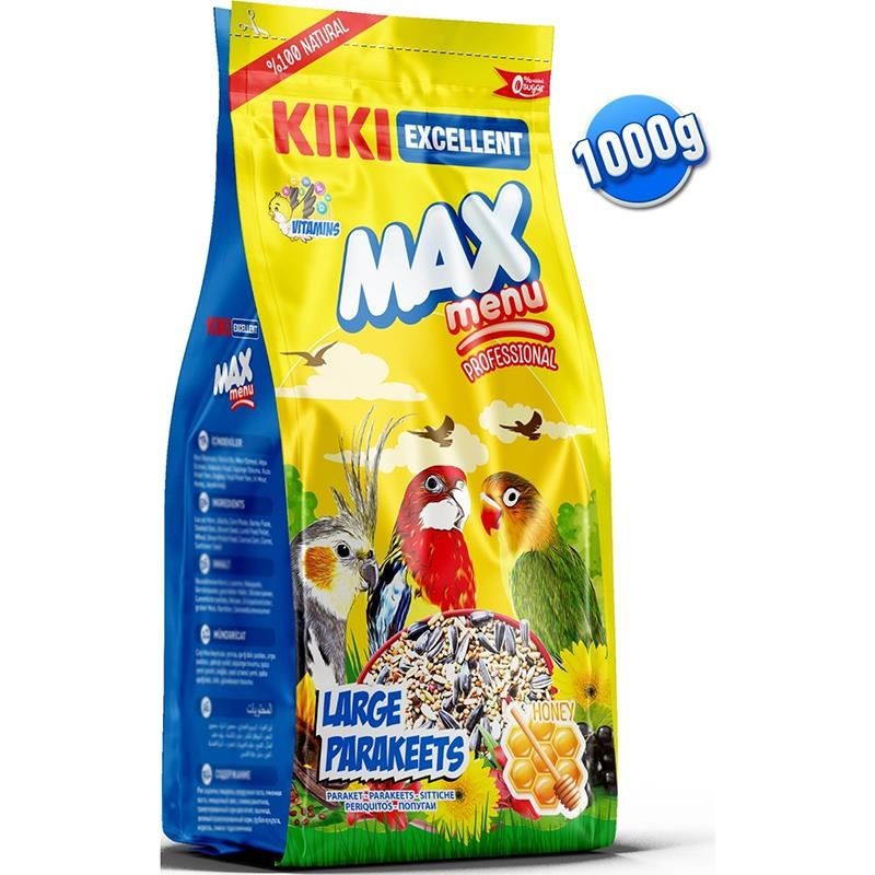 KIKI EXCELLENT KUŞ MAX.MENU PARAKET YEMİ 1000GR 8ADET