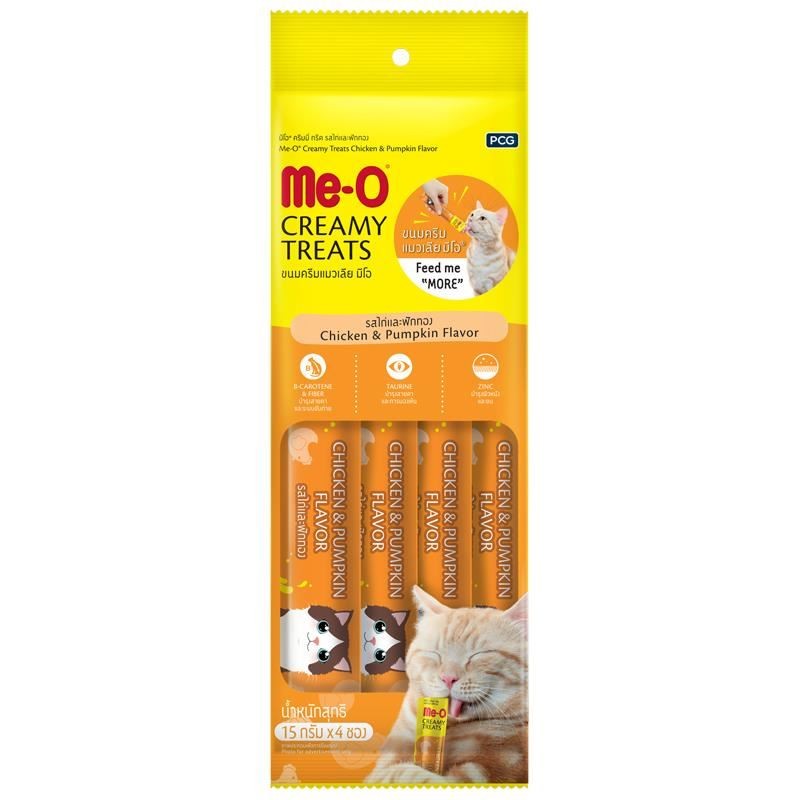 ME-O CREAMY TAVUK&BALKABAKLI 4X15GR