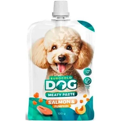 EUROGOLD DOG ET EZMESİ SOMON-BALKABAĞI 100GR