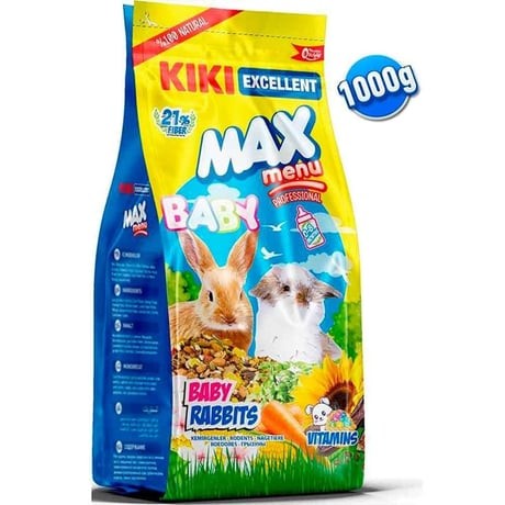 KIKI YAVRU TAVŞAN YEMİ 1000GR 8li