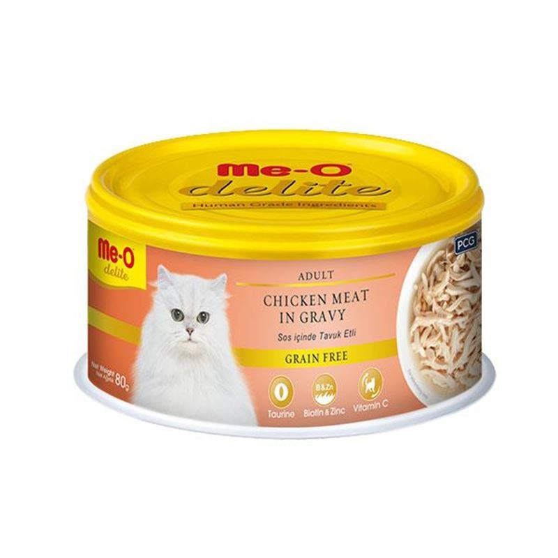 ME-O DELİTE TAVUK ETLİ KONSERVE YAŞ MAMA 80 GR