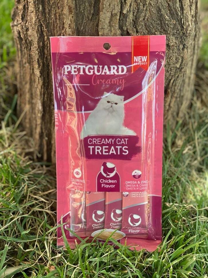 PETGUARD CREAMY TAVUKLU KEDİ ÖDÜL 4X12