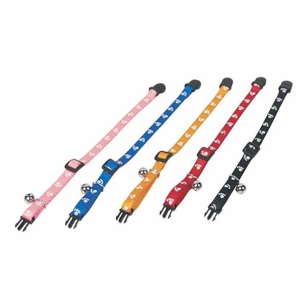 Zampa Elnora Çıngıraklı Kedi Boyun Tasması Mavi, 1x20-30 Cm