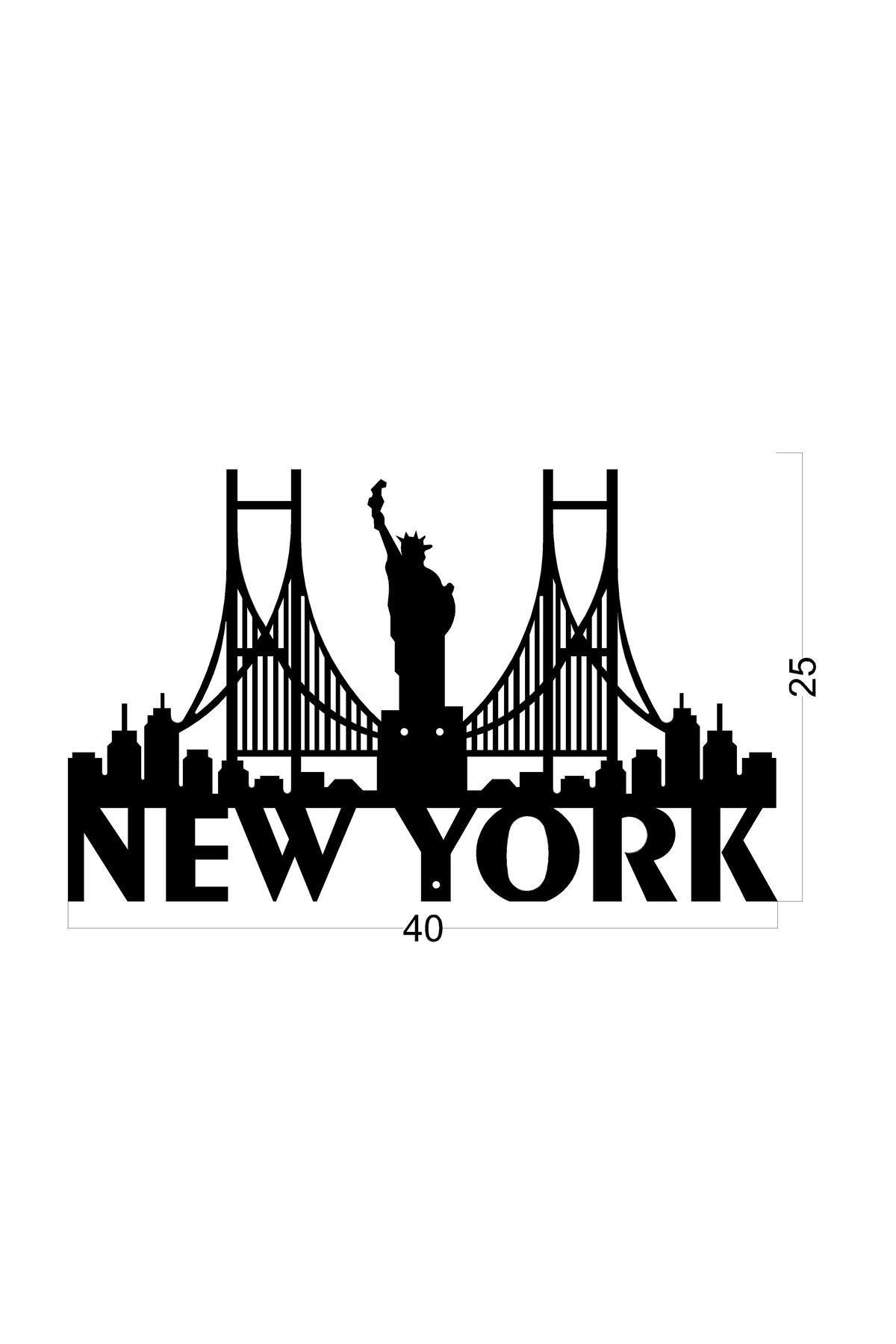New York - Metal Duvar Dekoru