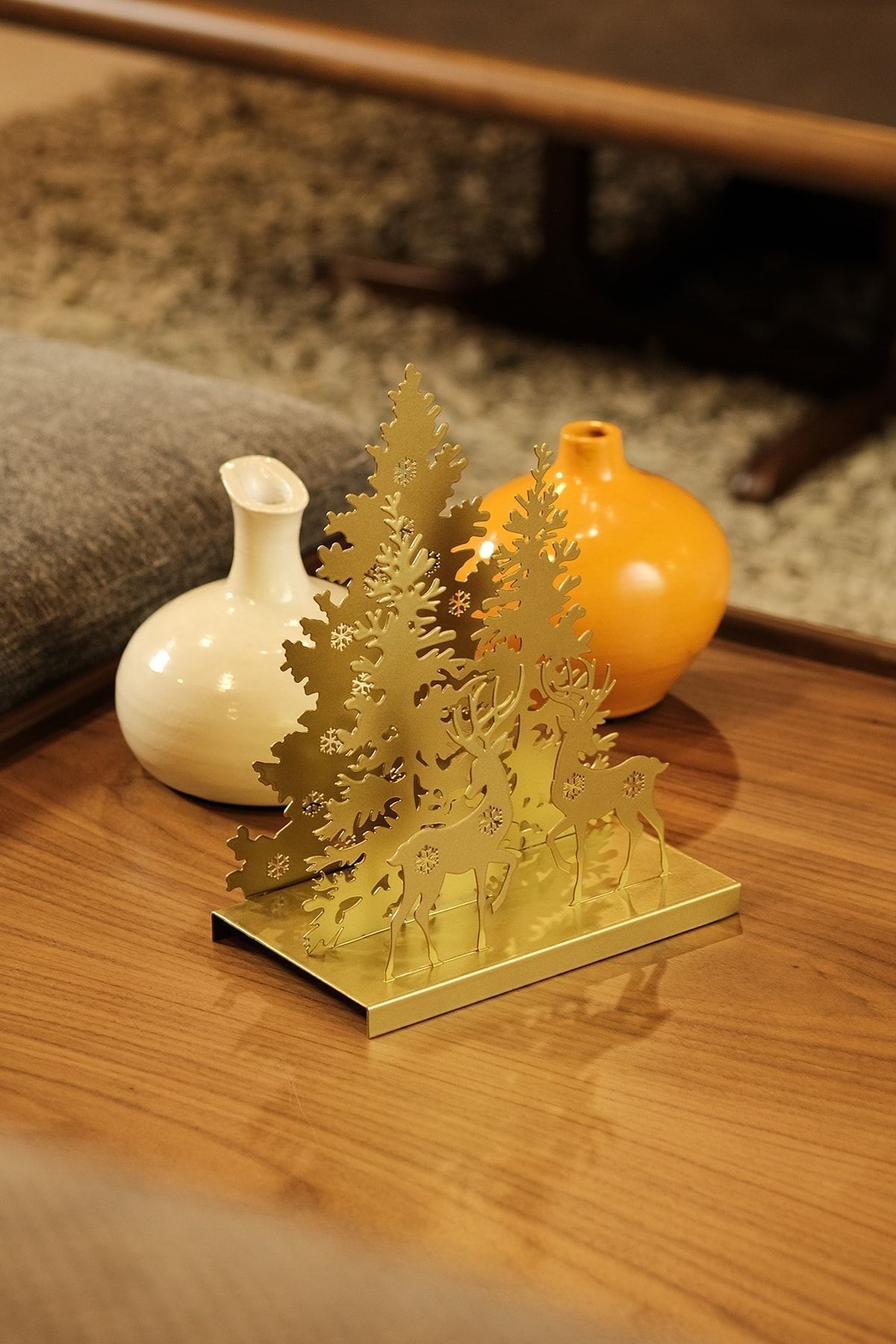 Sparkle - Çam Ağacı Metal Dekor - Gold