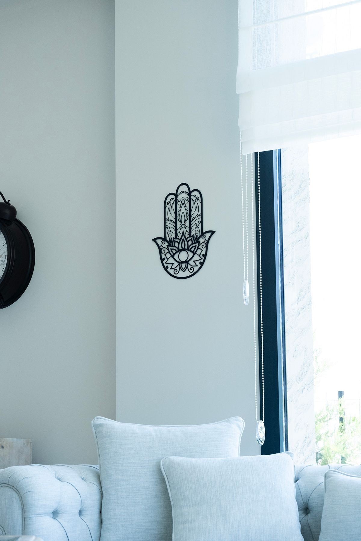 Hamsa Hand - Metal Duvar Dekoru