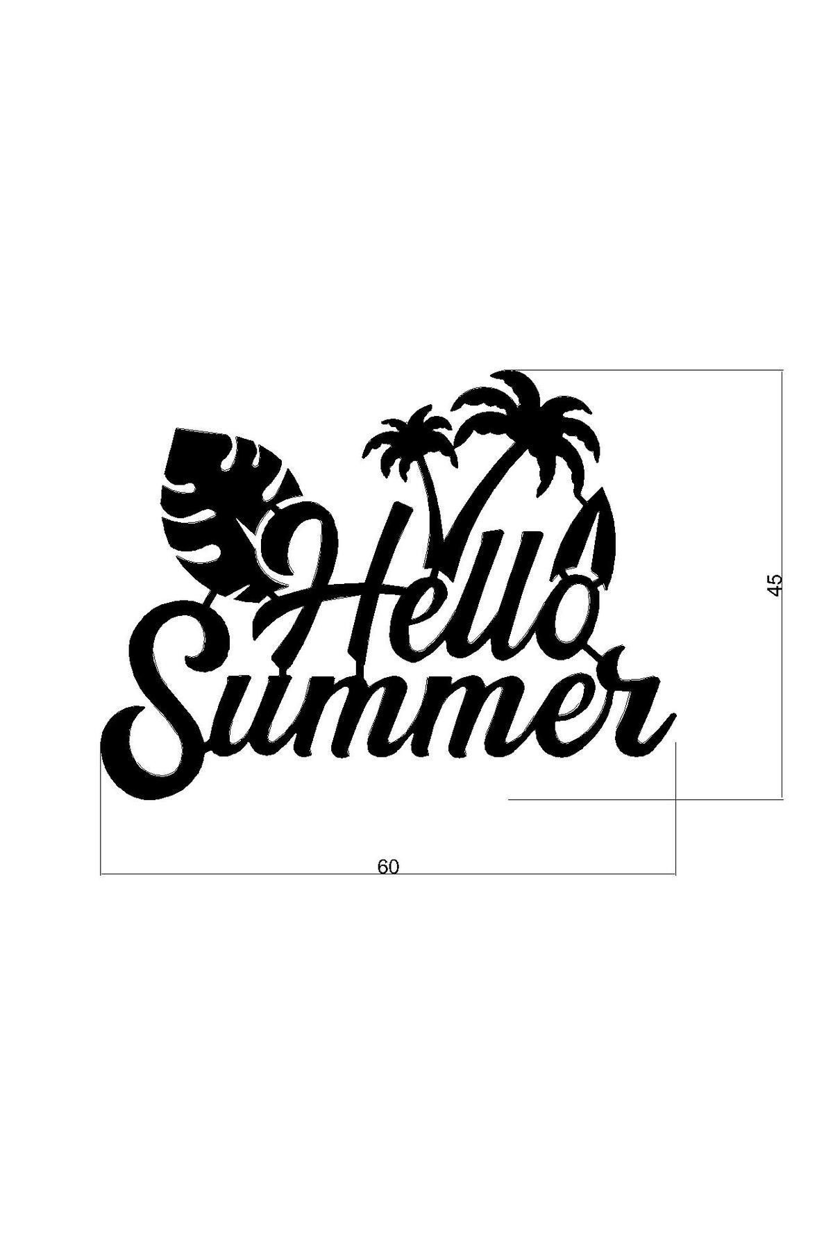 Hello Summer - Metal Duvar Dekoru