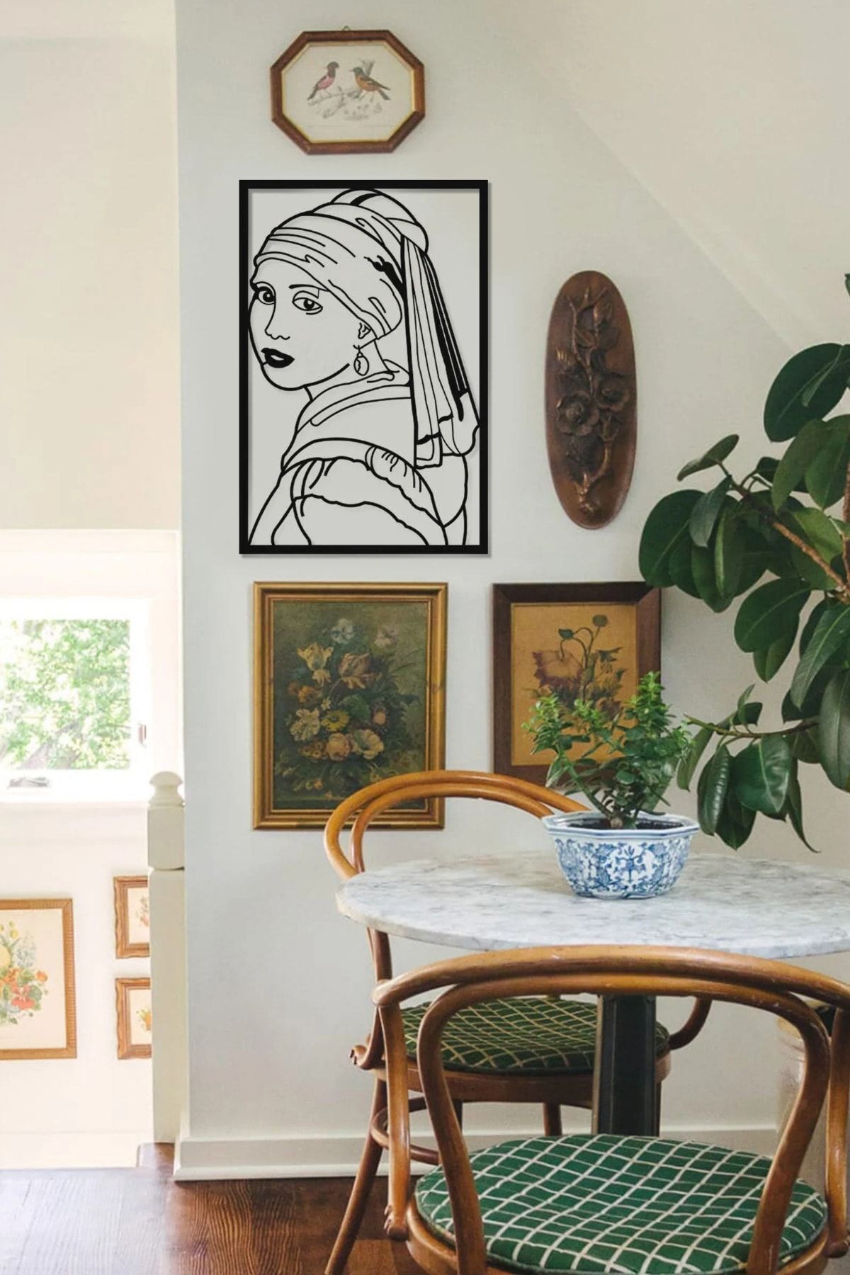 Girl With a Pearl Earring - Metal Duvar Dekoru