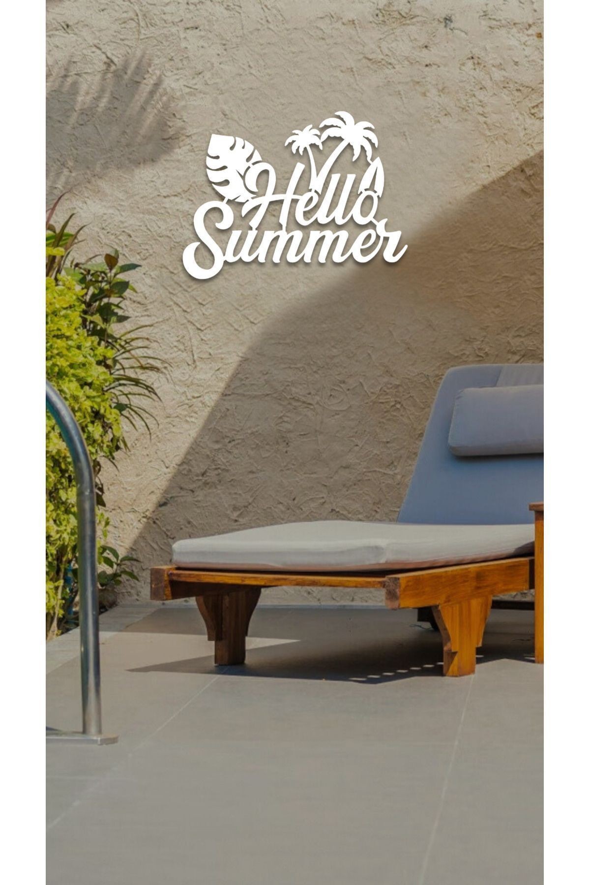 Hello Summer - Metal Duvar Dekoru