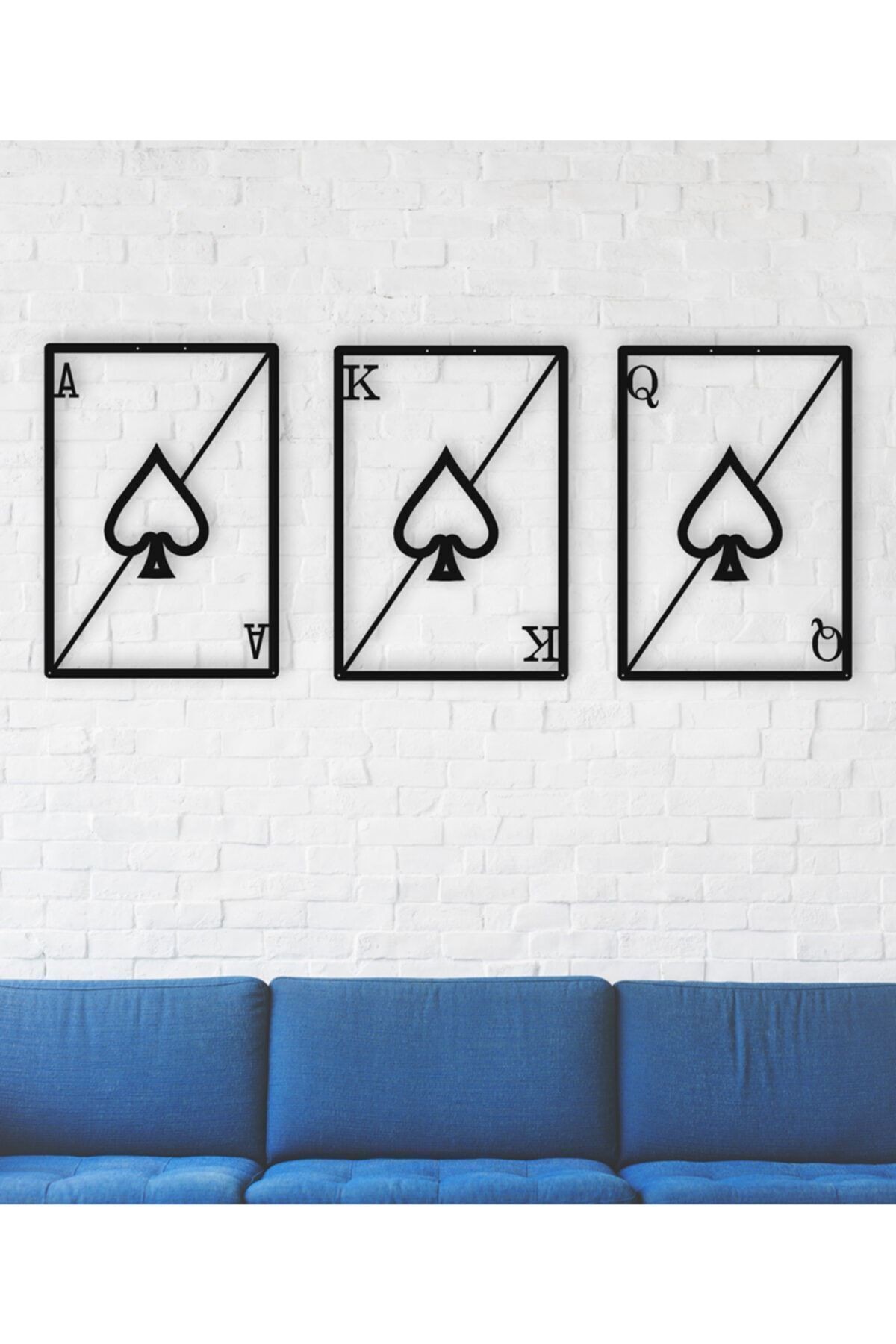 King of Cards - Metal Duvar Dekoru