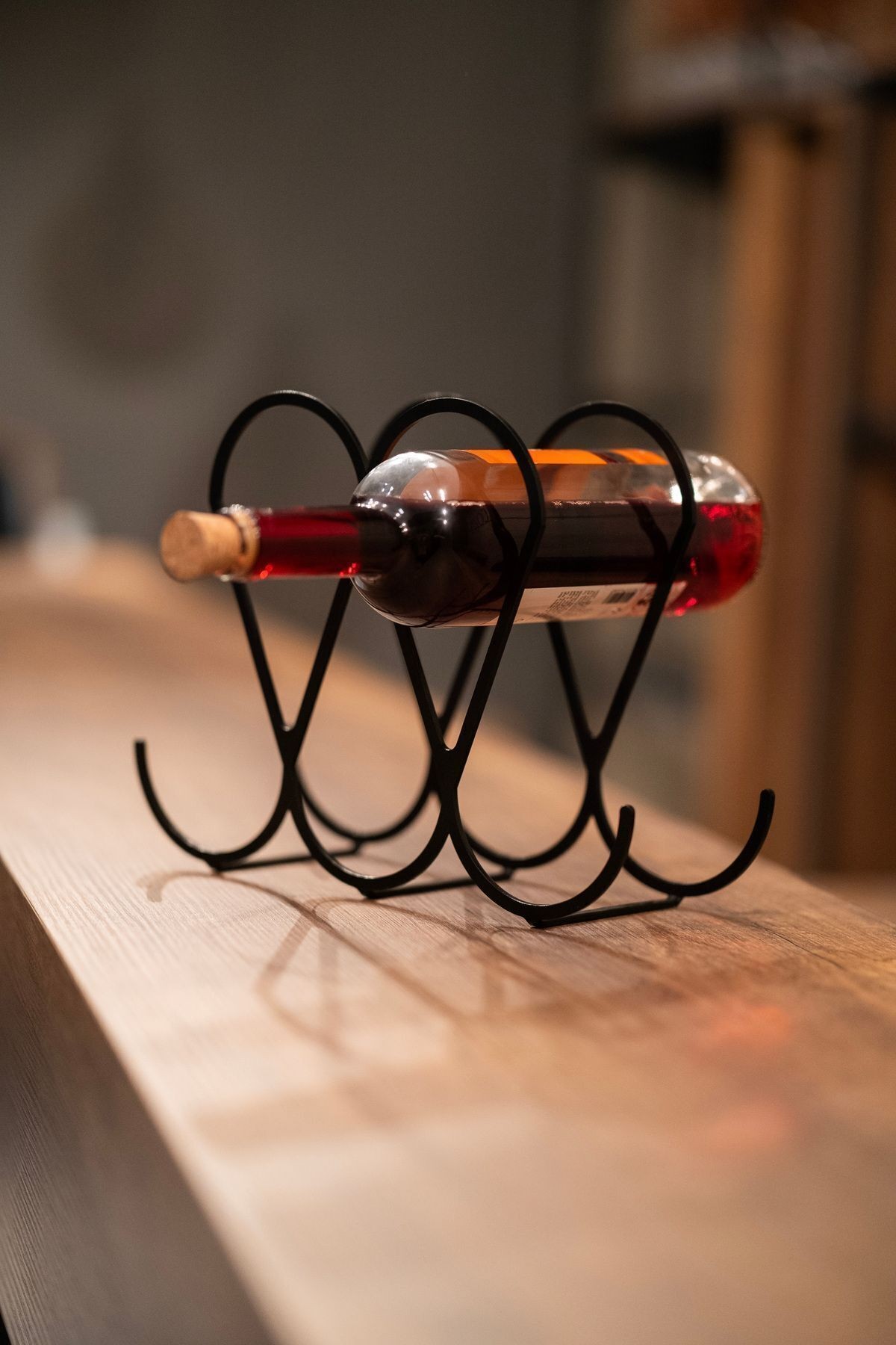Cherry - Metal Şaraplık