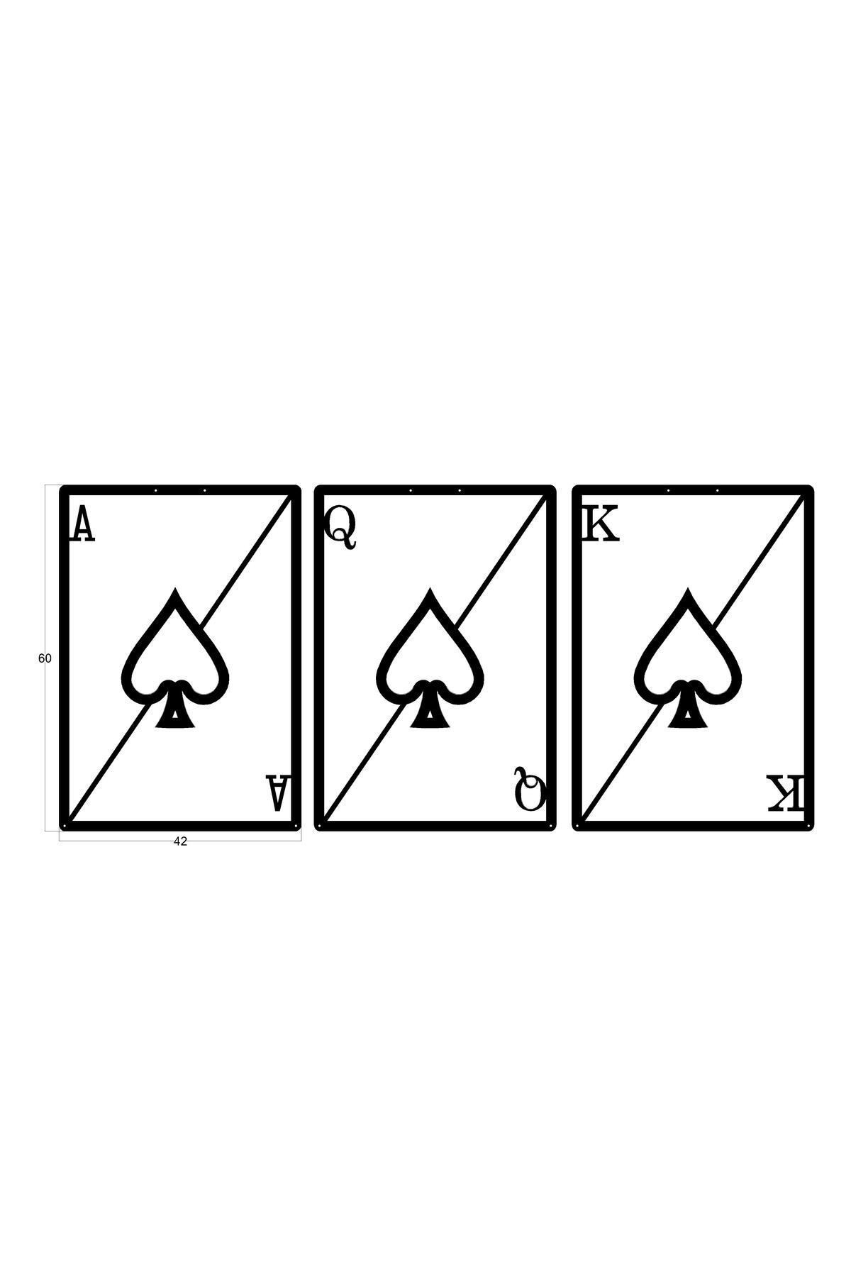 King of Cards - Metal Duvar Dekoru