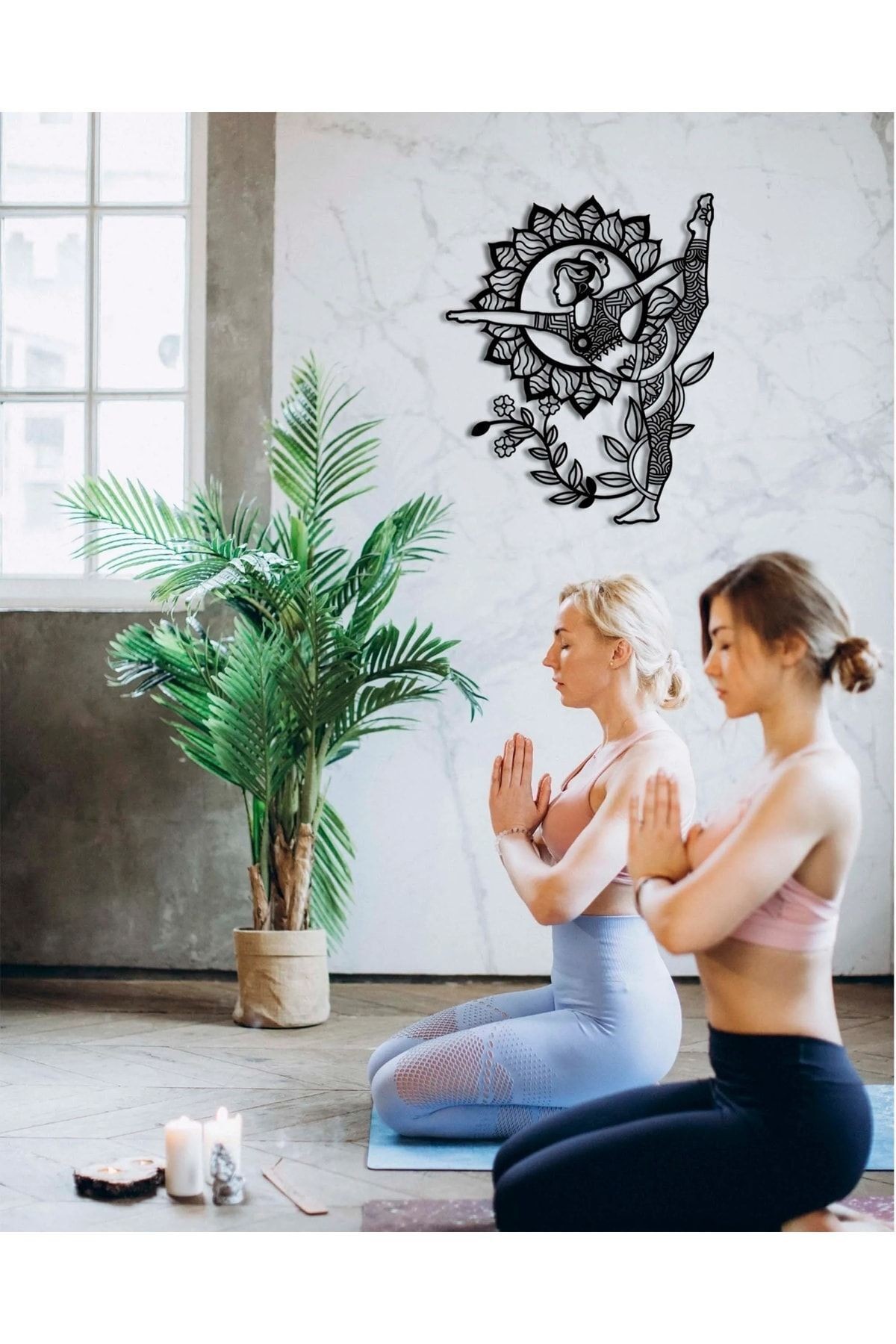 Natarajasana - Metal Duvar Dekoru