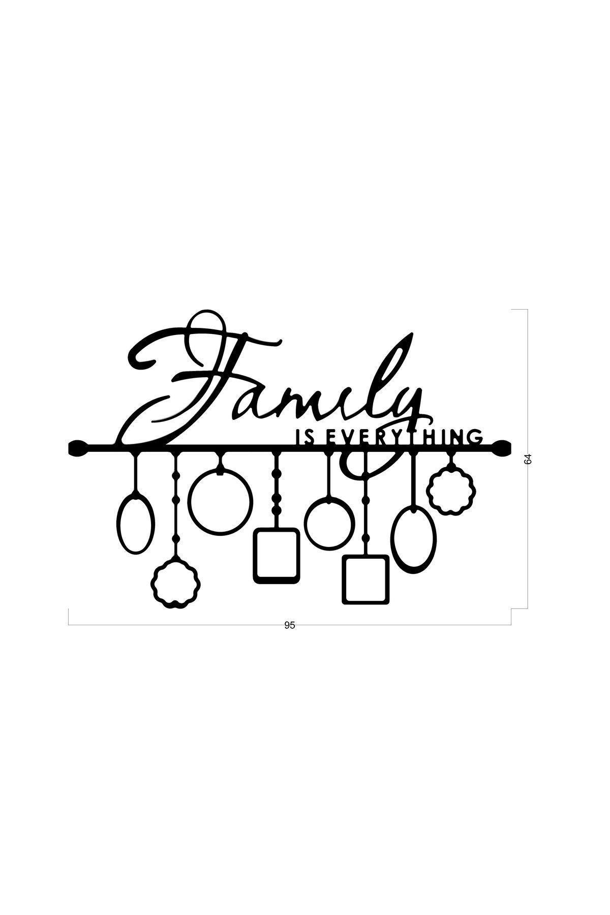 Family is Everythings - Metal Duvar Dekoru