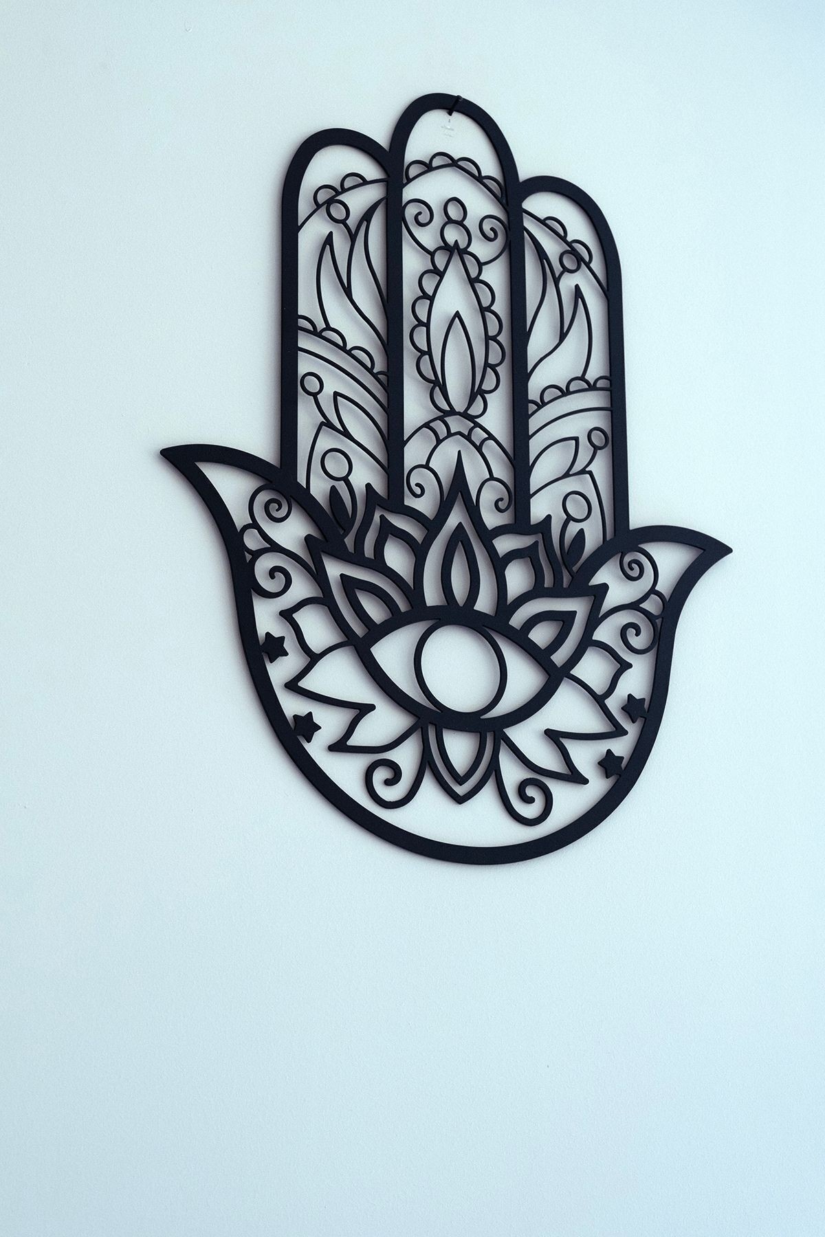 Hamsa Hand - Metal Duvar Dekoru