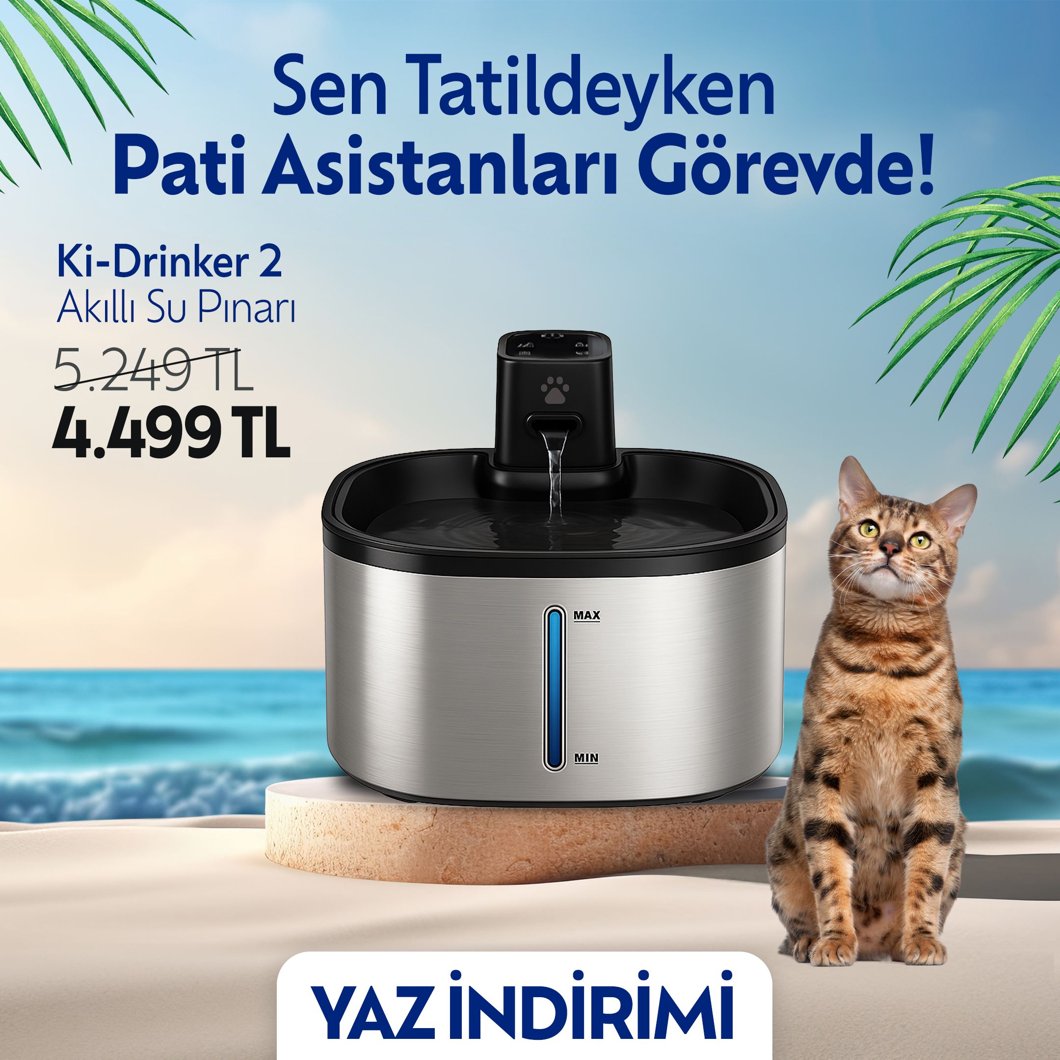 Ki-Drinker 2 Akıllı Su Pınarı
