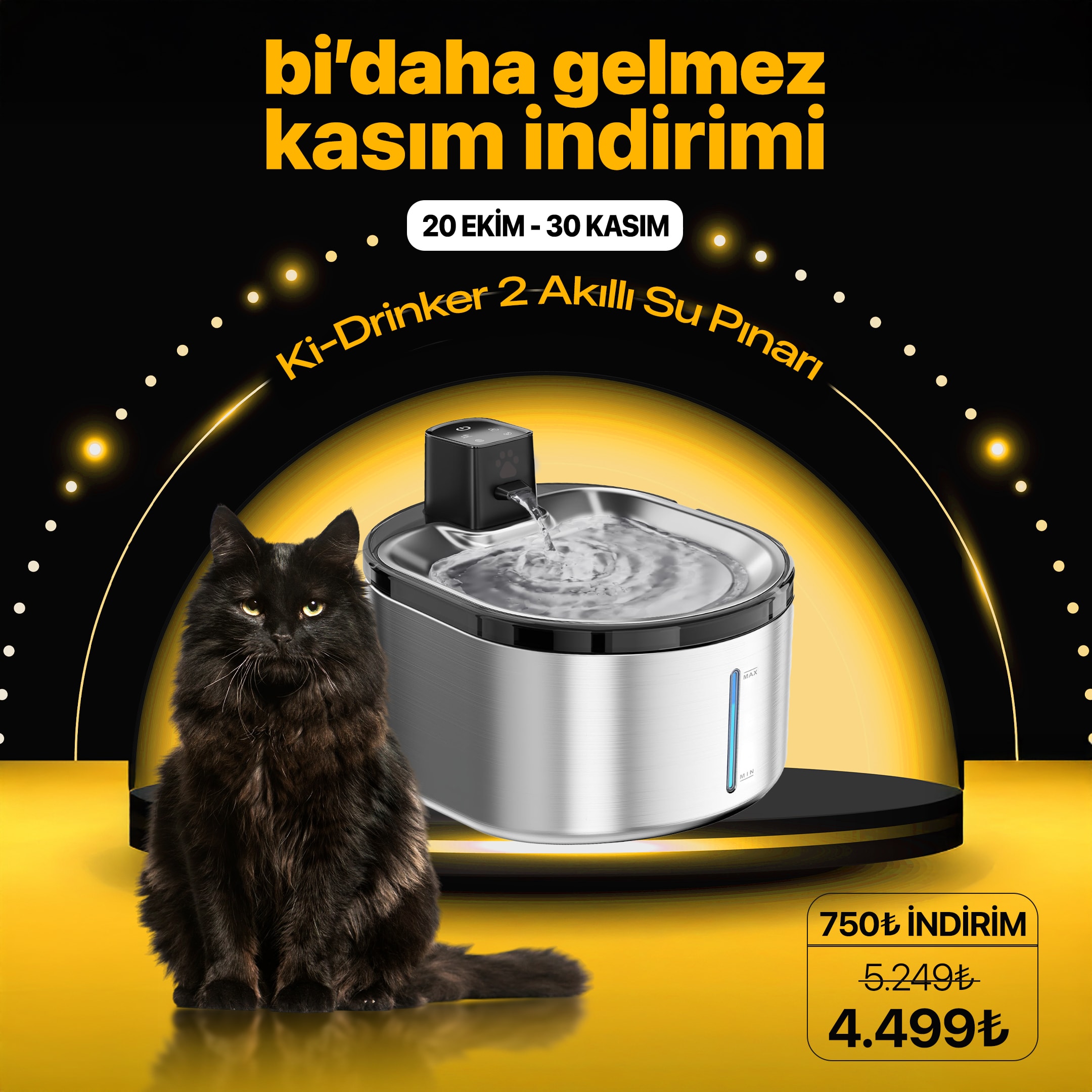 Ki-Drinker 2 Akıllı Su Pınarı