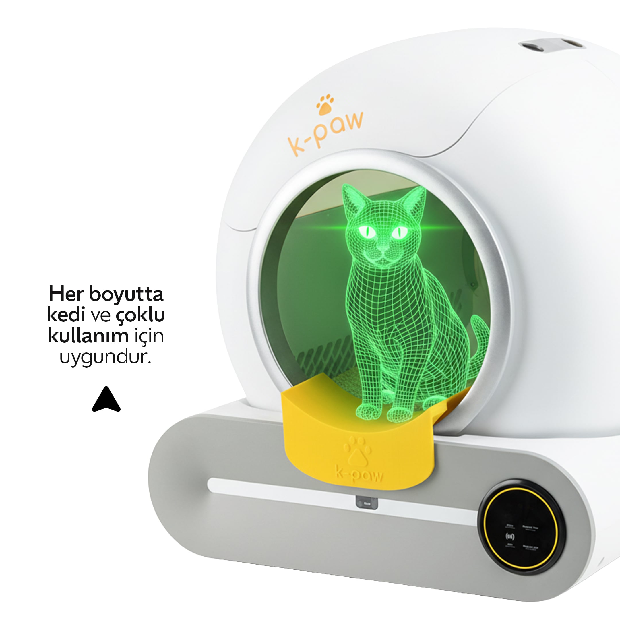 Ki-LitterBox Akıllı Kedi Tuvaleti