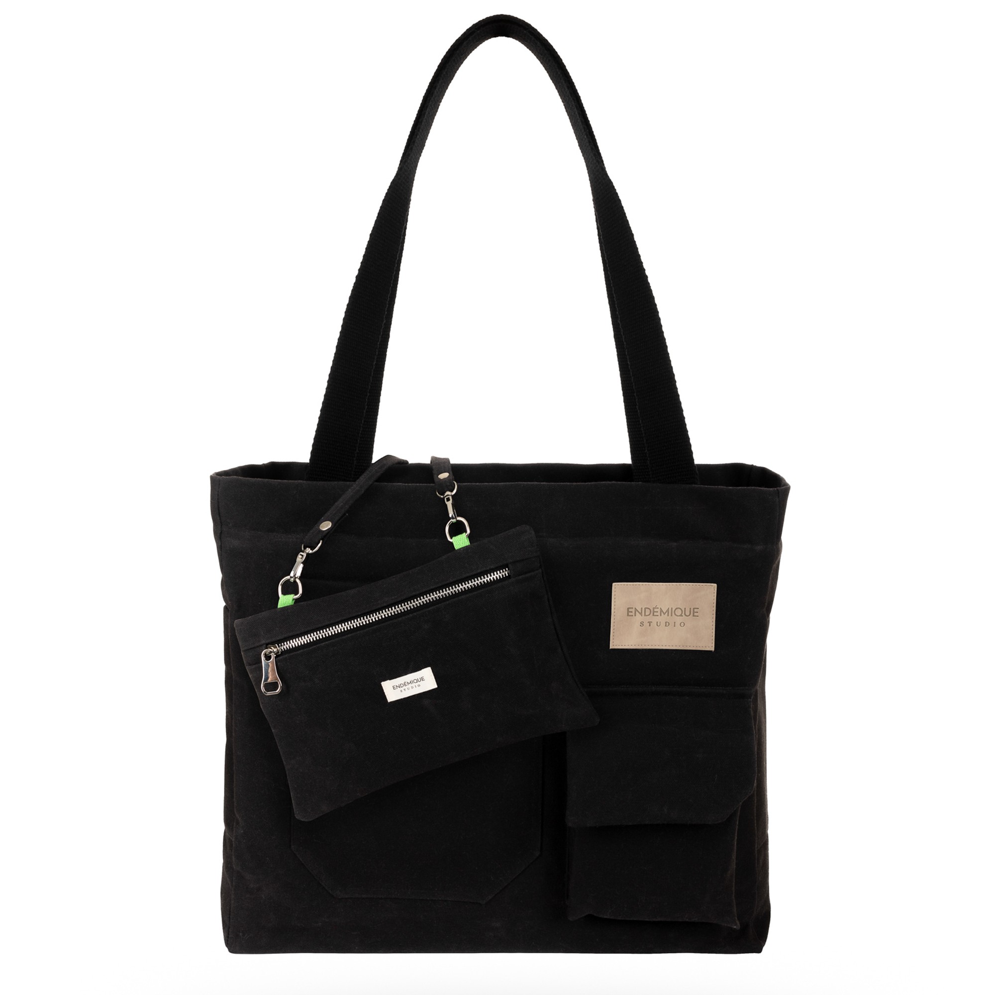 Endémique Studio La Lune Tote Bag Charcoal