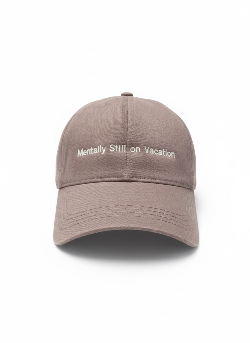 Liapop Mentally Still on Vacation Beige Şapka