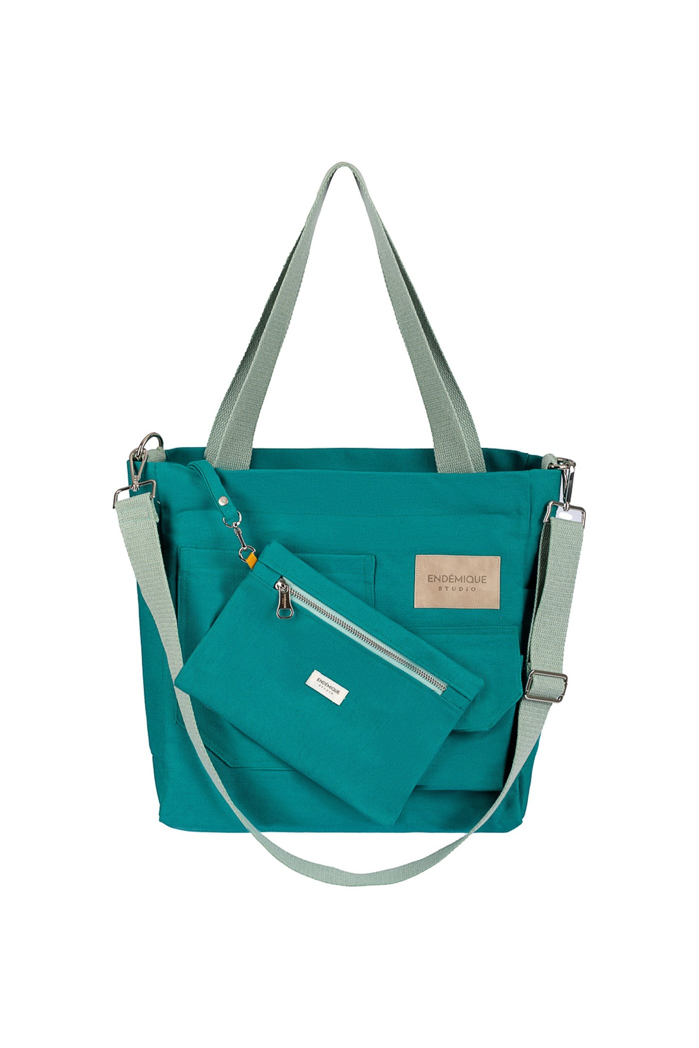 Endémique Studio La Lune Tote Bag Small Tiffany Blue