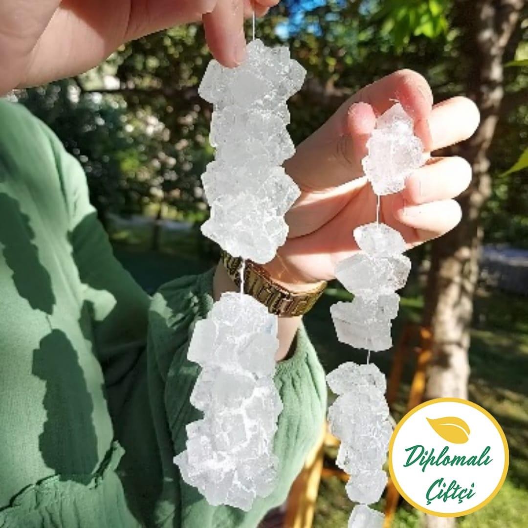 ( ÇEKİLMEMİŞ ) Kaya Şekeri - Nebat Şekeri - 1 kg