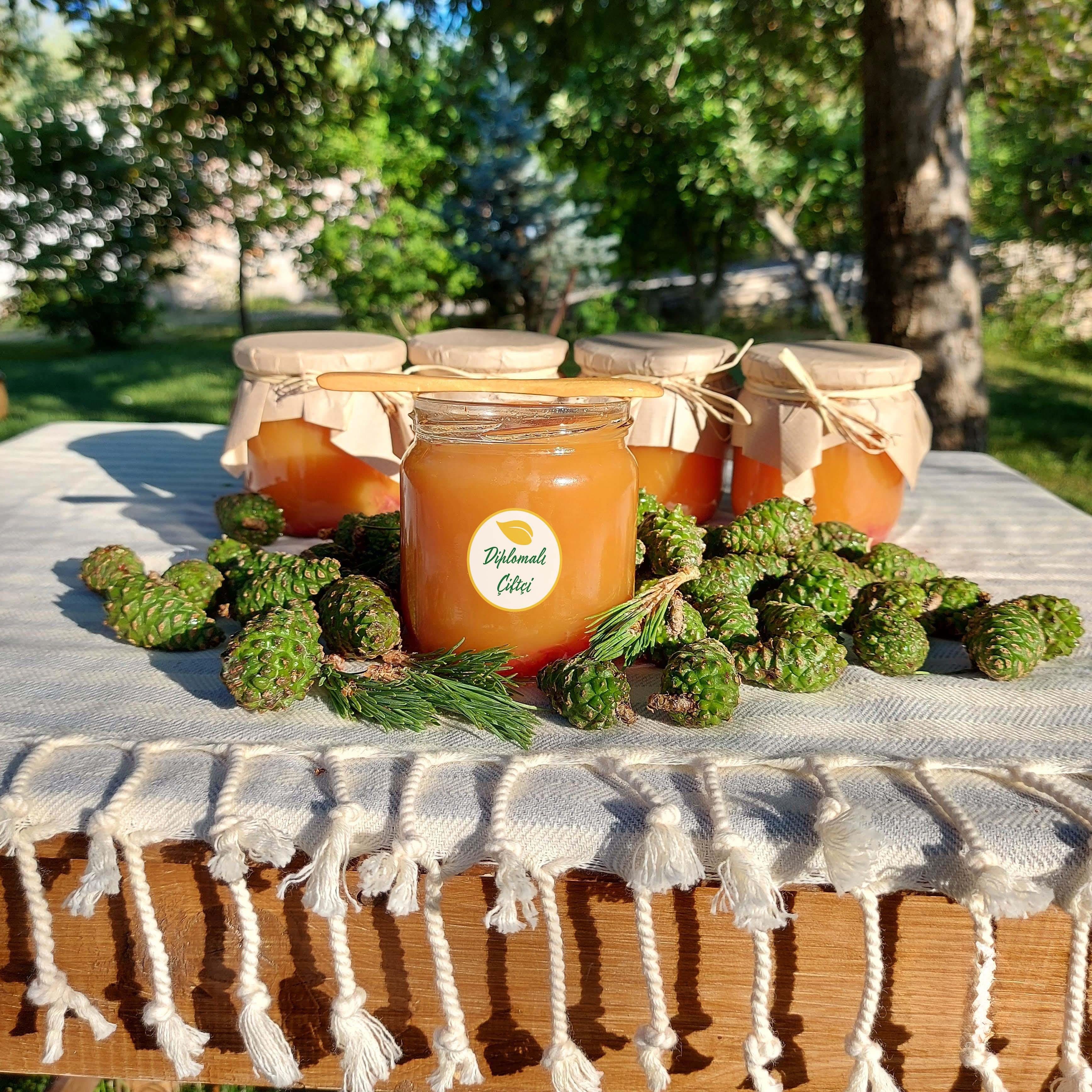 Şekersiz- Çam Kozalak Şurubu - (425ml)