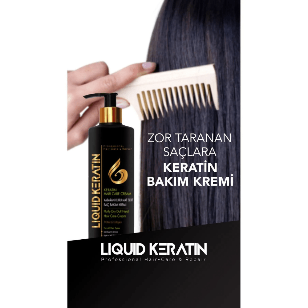 Kabaran Saç Keratin Bakım Seti 3'lü