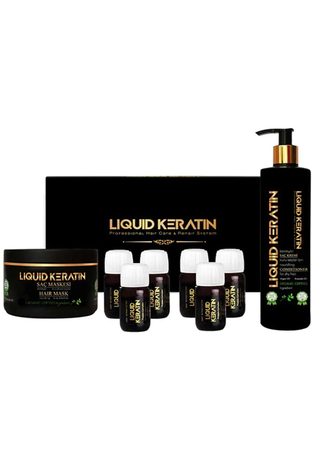 Saç Botoksu  Keratin Yükleme Seti -1