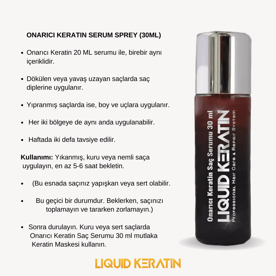 Liquid Keratin - Keratin Hızlı Saç Uzatma Ultra Set