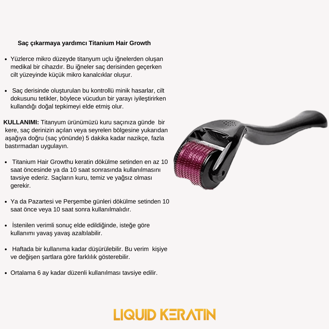 Saç Çıkaran Titanium Hair Growth (Grt)