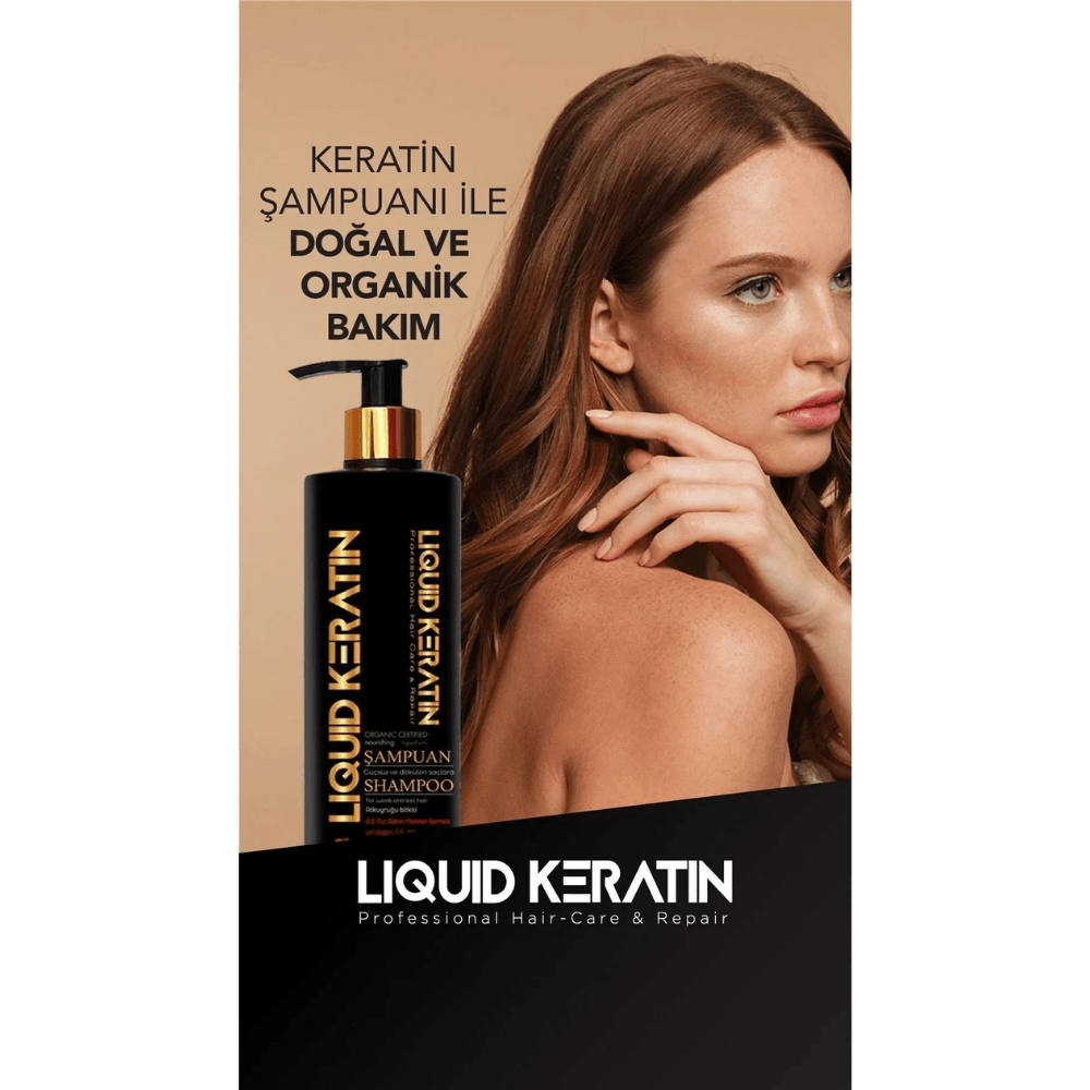 Sülfatsız Tuzsuz Besleyici Keratin Şampuanı (350ML)