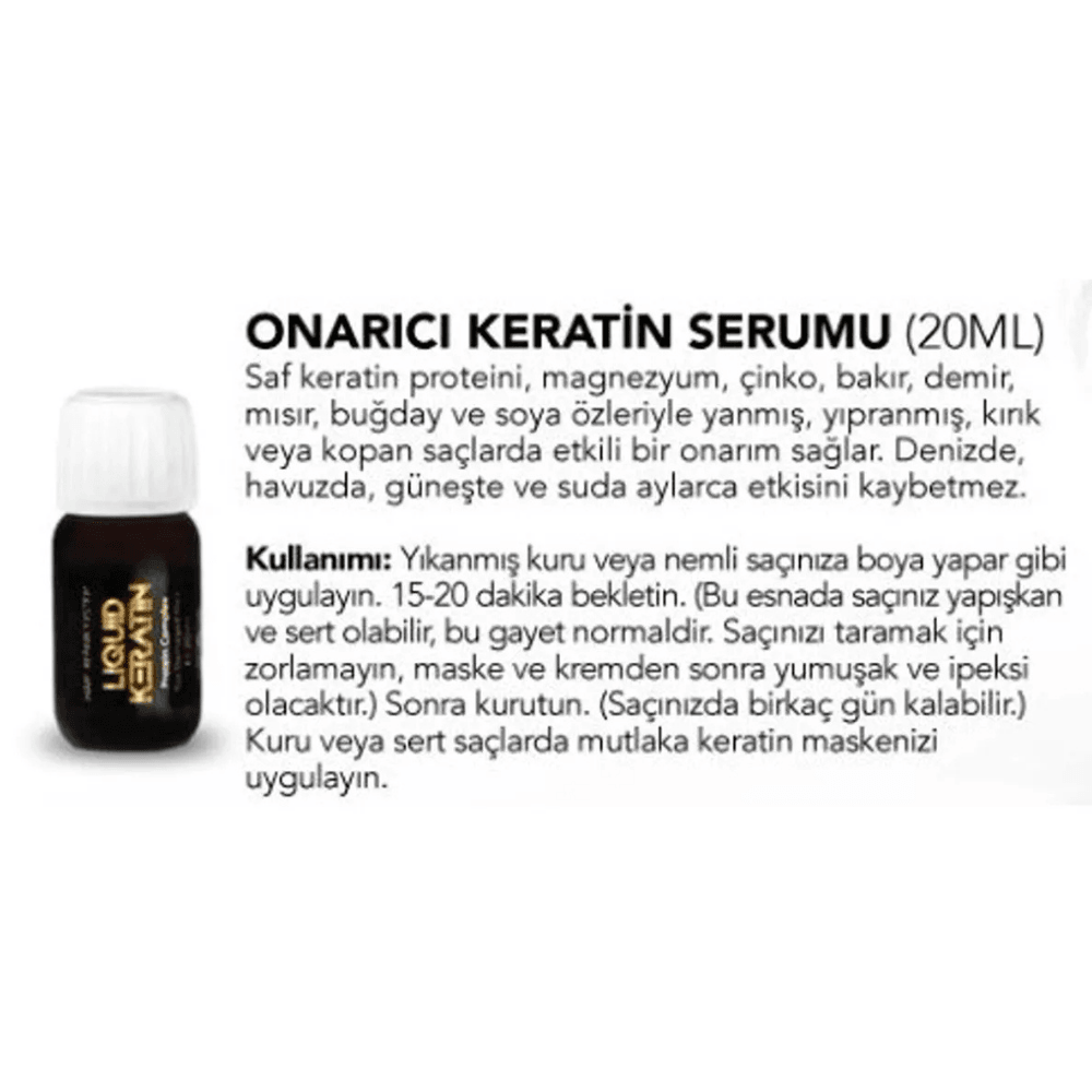 Saf Keratin Serum Seti (6x20ML)