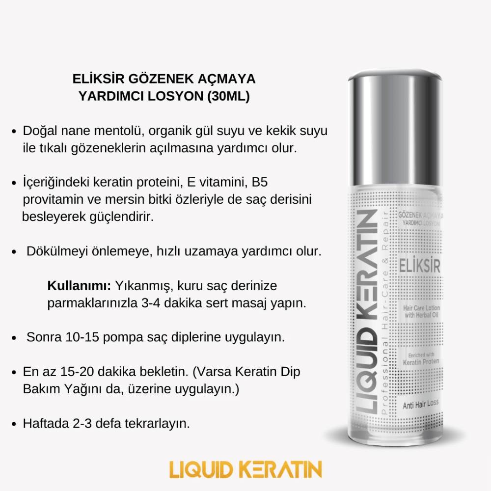 Keratin Saç Dökülme Önleyici 3'lü Set