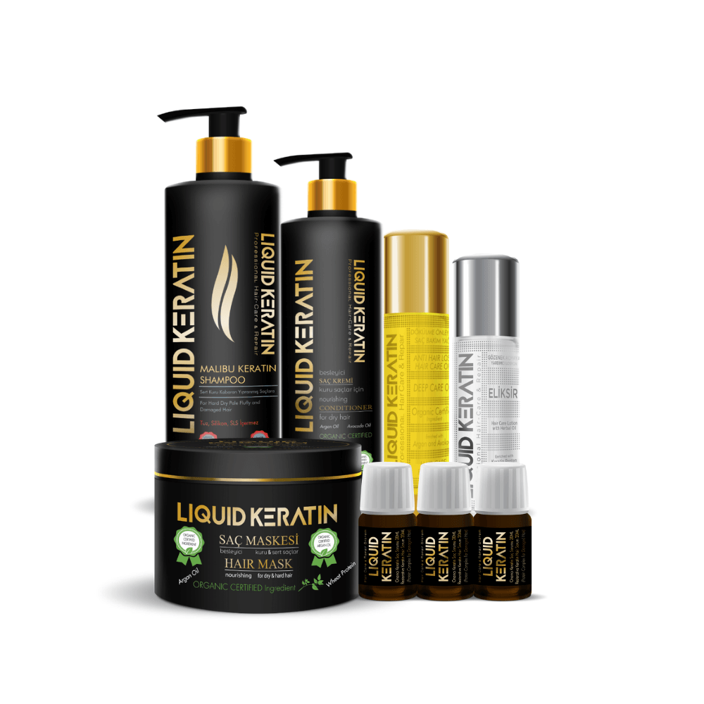 Saç Botoksu Plus No 1 - Onarıcı + Besleyici Dip Bakım Keratin Seti