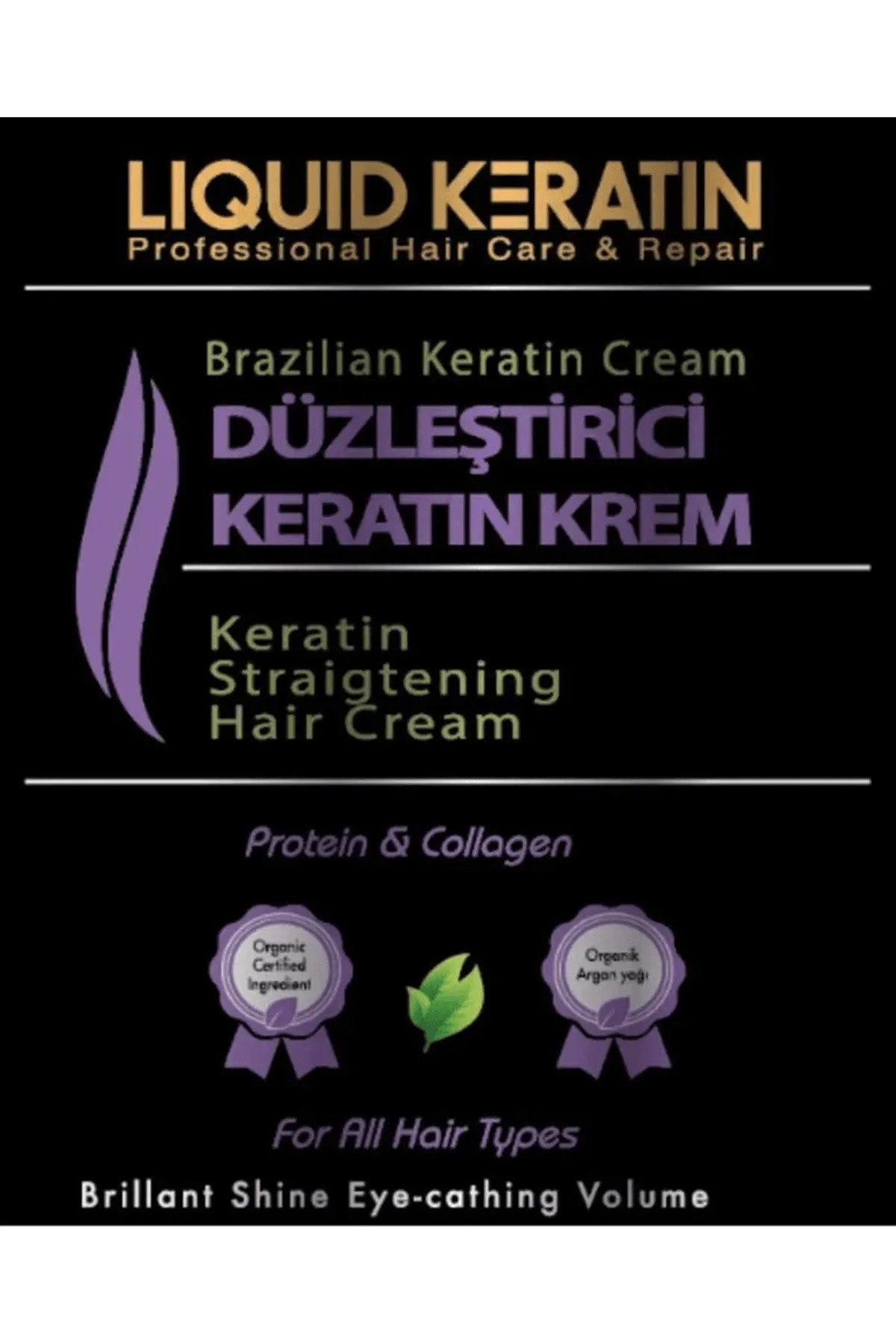 Saç Onarıcı + Düzleştirici Keratin Bakımı - Brezilya Fönü Seti (1000 ml) Yanan Yıpranan Acil Saç Kurtarma