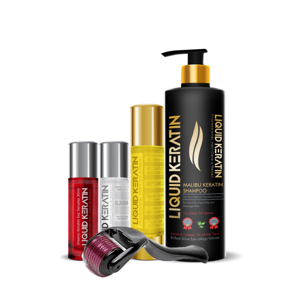 Titanyumlu Saç Çıkarıcı Güçlendirici Keratin Bakım Seti