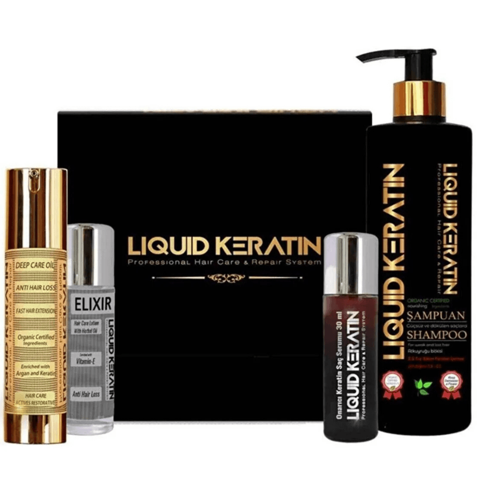 Keratin Saç Dökülme Önleyici 4'lü Set