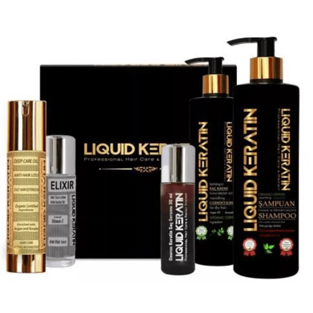 Liquid Keratin - Keratin Hızlı Saç Uzatma Ultra Set