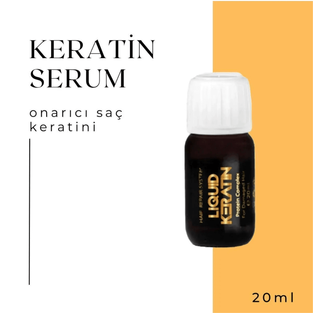 Onarıcı Saf Keratin Saç Bakım Serum Seti (3x20ml)