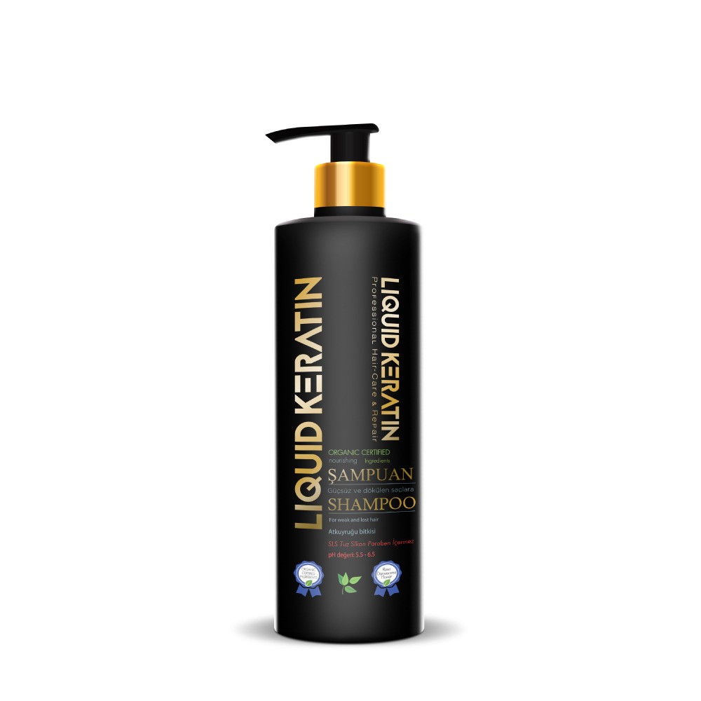 Kuru Mat Sert Kabaran Saçlar İçin 200ml Tuzsuz Sülfatsız Keratin Şampuanı Boyalı saçlarda Güçlendirici Nemlendirici En İyi Hızlı Saç Uzatan Doğal Organik At Kuyruğu Bitkili