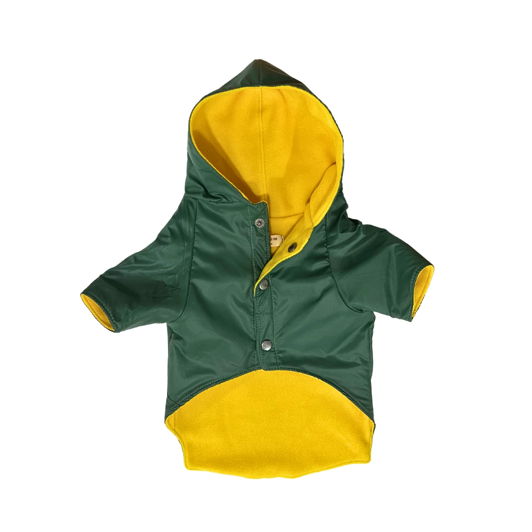 Forest Green - Kedi Köpek Yağmurluğu 