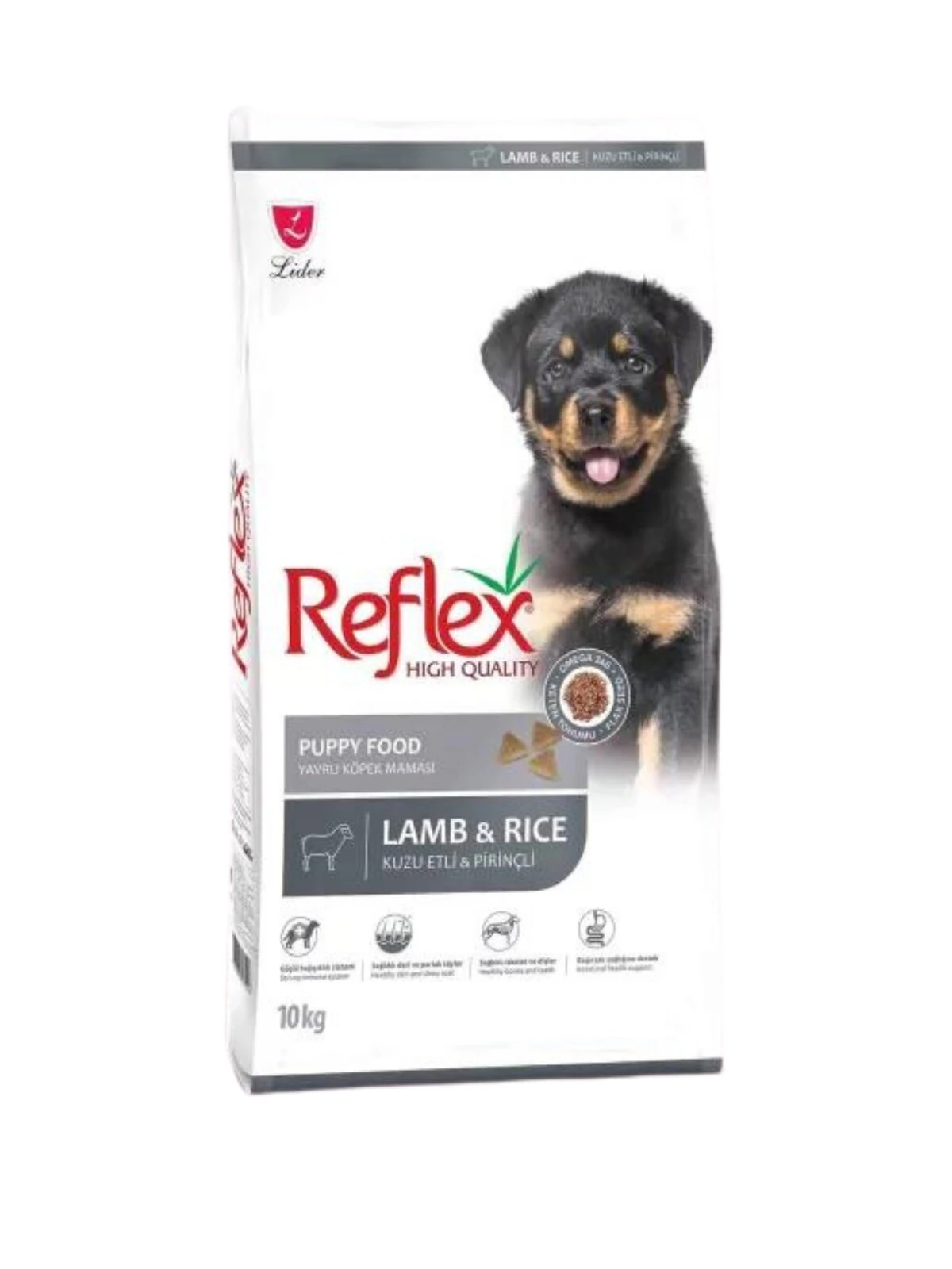Reflex - Kuzu Etli ​​ve​​ Pirinçli Yavru Köpek Maması​ 10kg