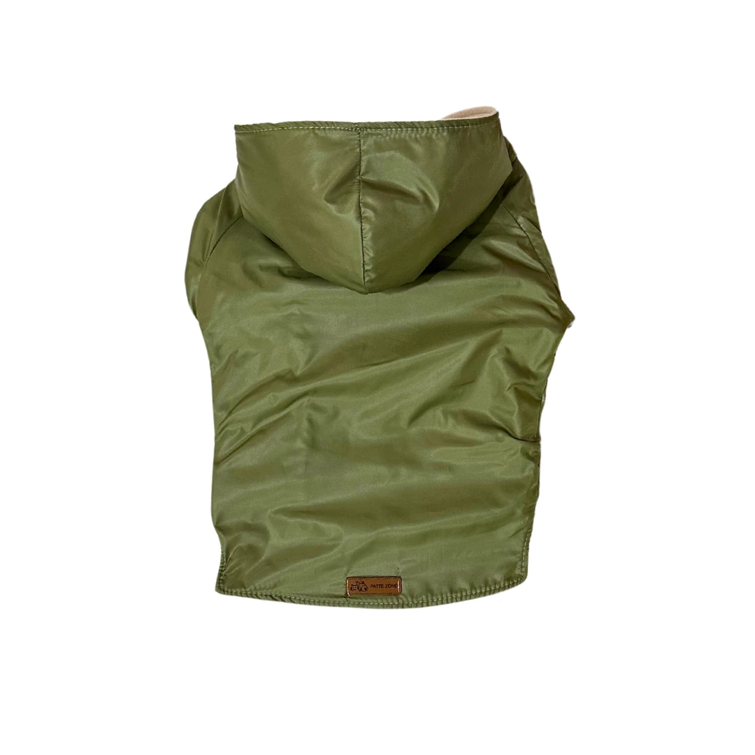 Rain Olive Green - Kedi Köpek Yağmurluğu