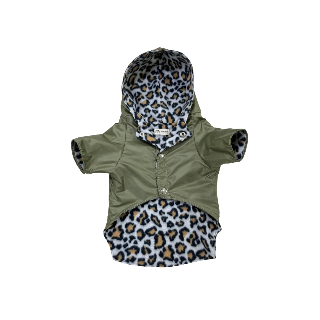 Pigeon - Olive Green Kedi Köpek Yağmurluğu