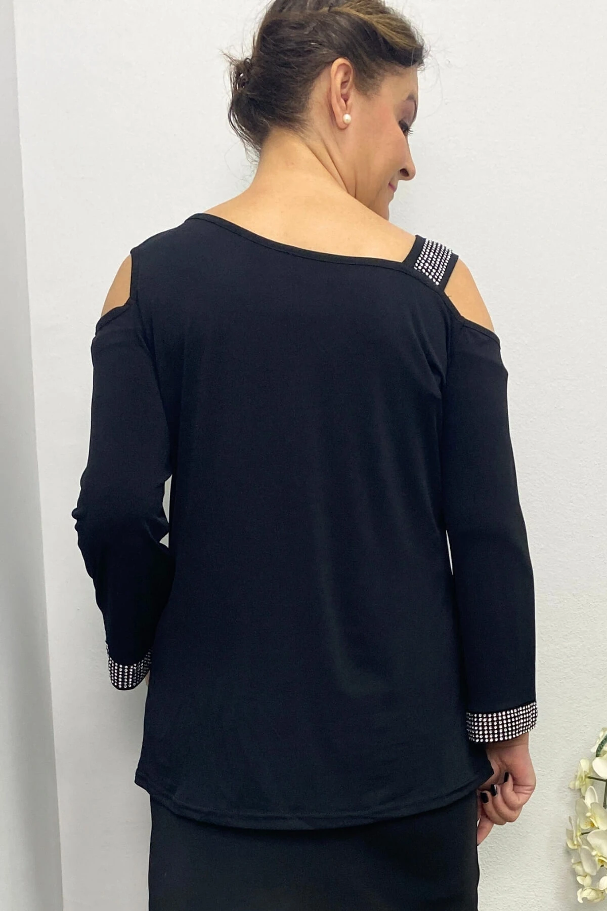 Kadın Siyah Arya Bluz