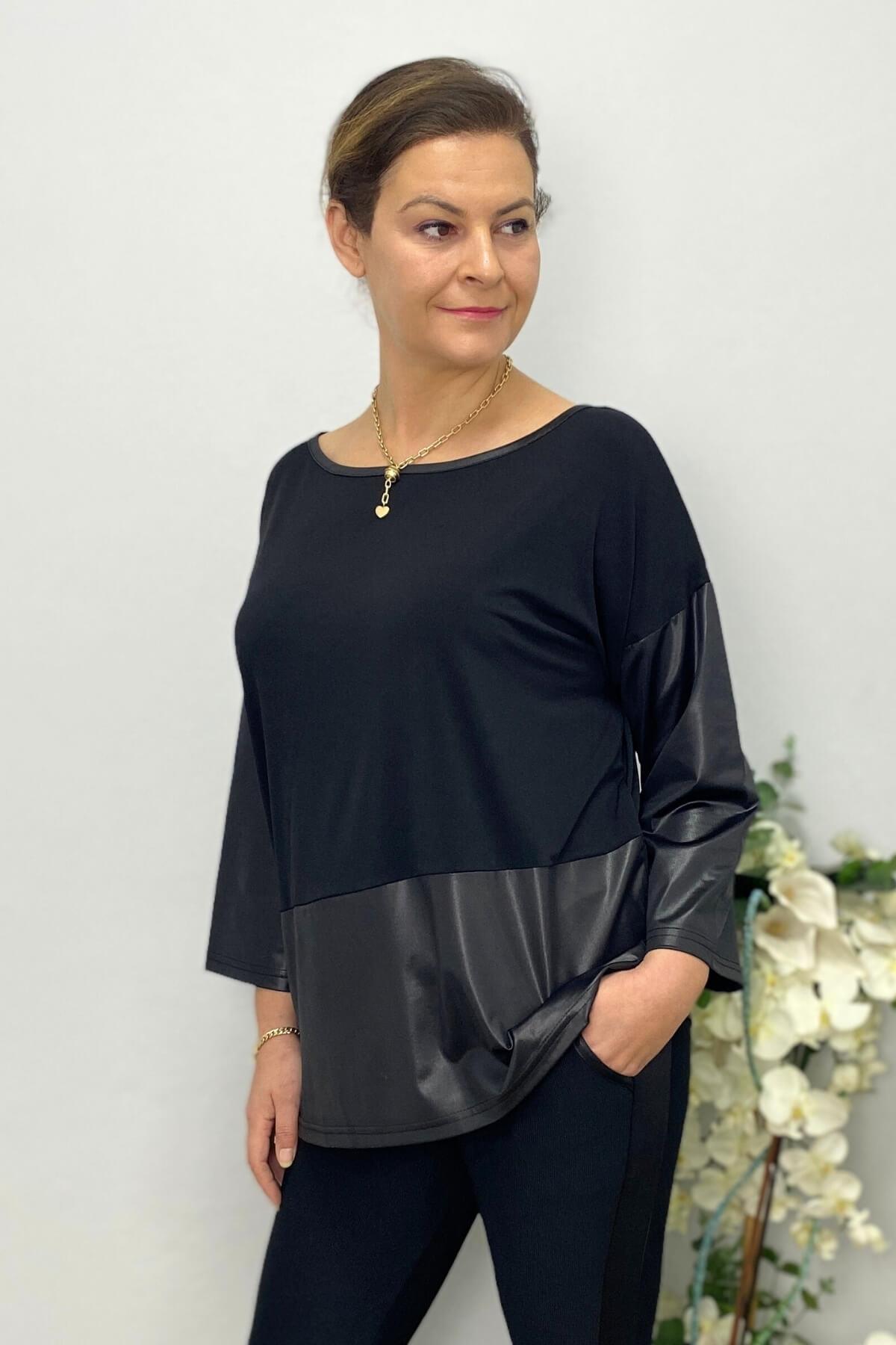 Kadın Siyah Serla Bluz