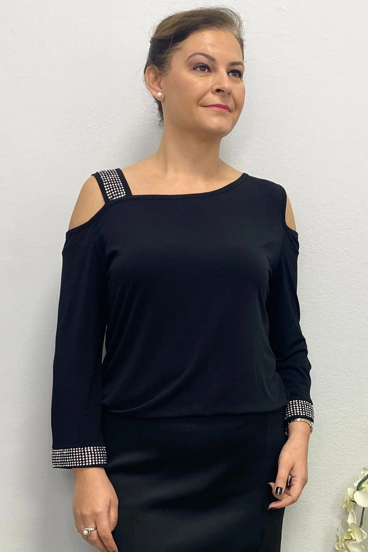 Kadın Siyah Arya Bluz